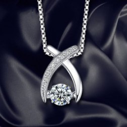 Necklace Women Crystal Jewelry Clavicle Chain