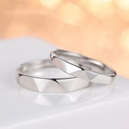 925 Silver Infinity Lovers Couple Engagement Rings