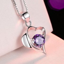 Sterling Silver Eternal Love Pendant Necklace
