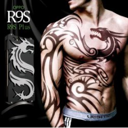 OPPO Dragon Decorative Phone Shell Metal Frame Shell