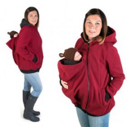 Maternity Kangaroo Baby Holder Winter Hoodie