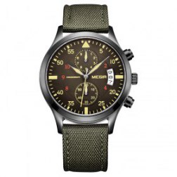 Fashion Mens Waterproof Watches Mesh Band Wristwatch