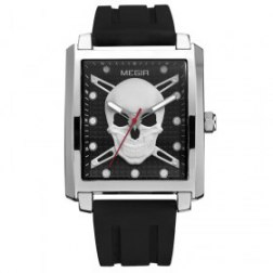 Men's Fashion Sport Watch Skeleton Wrist watch Unique Creative Watch Skull  Water Resistant Luminous Watch