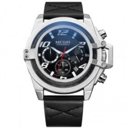 New Watch Multi-Functional Timing Motion Calendar Waterproof Watch Male Watch