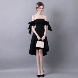 Black Sexy Off The Shoulder Evening Gowns