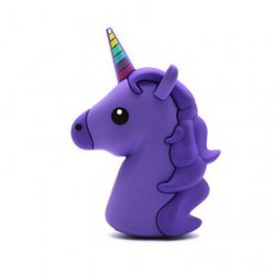 Unicorn Cute Funny Cartoon Gift External Battery Portable Charger Backup Pack Power Bank for iPhone and Android Phones