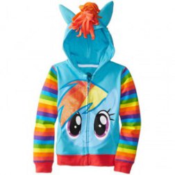 My Little Pony Girls' Twilight Sparkle Hoodie Outerwear