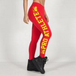 Women's 3D Digital Print Letter Gym Athletic Workout Capri Leggings Tights