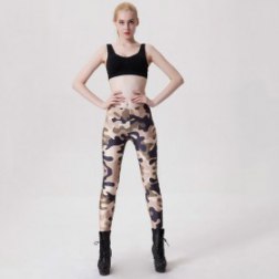 Printed Camouflage Fitness Leggings Tight Slim Yoga Pants