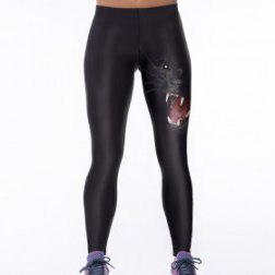 Printed Cat High Waist Elastic Legging Running Fitness Pants Yoga Pants
