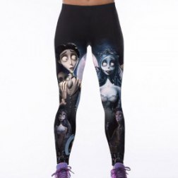 Zombie 3D Digital Printed Elastic Legging Running Fitness Pants