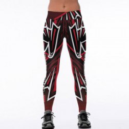 3D Digital Printed Elastic Legging Running Fitness Pants
