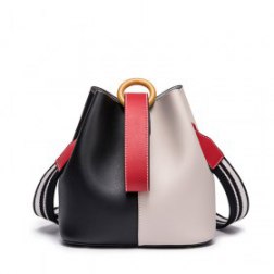 Women's Fashion Contrast Color Travel Shoulder Messenger Bag