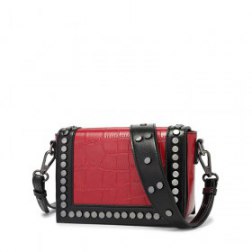 Women's PU Leather Rivet Cross-body Bag Shoulder Bag