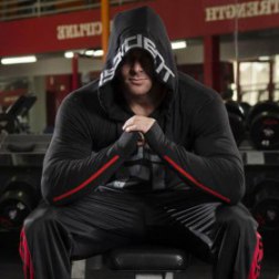 Men's Gym Long Sleeve Casual Hoodie Sports Pullover