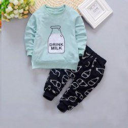 Children's 2 Piece Long Sleeved Round Neck Sets