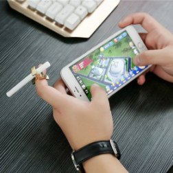 Metal Ring Finger Hand Rack Cigarette Holder For Regular Smoking Smoker