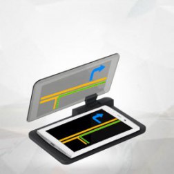 Universal Car Head Up Display For Phone HUD Holder Bracket For Iphone 7 7 plus 6 6 plus Samusng Display GPS Navigation Image Reflector Head Up Display Projector Smartphone Hud