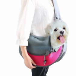 Pet Carrier Backpack Cat Dog Puppy Sling Front Carrier Mesh Travel Shoulder Bag