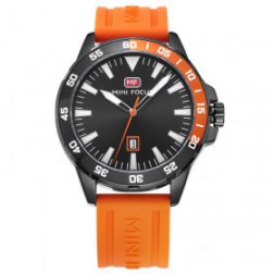 Men's Silicone Band Casual Wrist Watches Waterproof Watch
