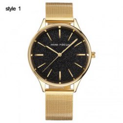 Women's Stainless Steel Mesh Band Waterproof Fashion Watches