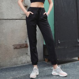 Women's Drawstring Pants Fashion Casual Summer Thin Yoga Pants