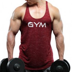 Men's Printed Sleeveless Breathable Tight Quick Dry Tank Top