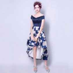 Sexy Elegant Off The Shoulder Irregular Evening Dress