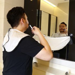 Creative Bathroom Tool Man Hair Beard Shaving Catcher Apron