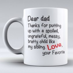 Fathers Day Dad Mug Tea Art Friend Gift  Tea Cup