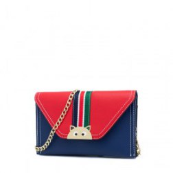 Women's PU Leather Metals Chain Crossbody Bag