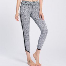 Women's Leopard Printed Workout Leggings Soft Active Fitness Pants