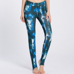 Women's Printed Workout Leggings Soft Active Fitness Pants