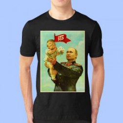Funny Baby Trump Vladimir Putin Gift Short Sleeve Tees
