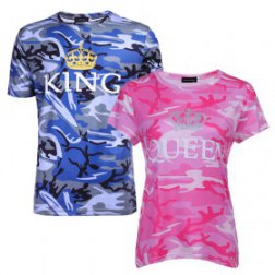 Camouflage Couple Short sleeve T-shirt