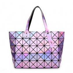 Women's Geometric Luminous Purse Handbag Messenger Bags