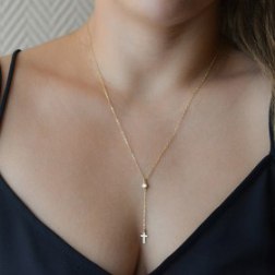 Women's Mini Cross Pendant Necklace