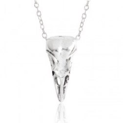 Pendant Necklace Raven Skull Pendant Necklace Jewelry Necklace For Men