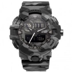 Men's Camouflage Multifunctional Watches Cold Light Electronic Watch