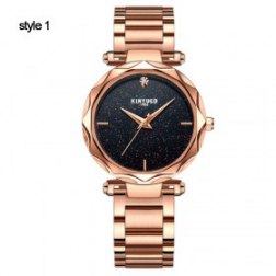 Women's Quartz Business Wristwatch Stainless Steel Crystal Dial Watch