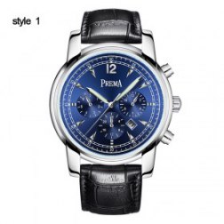 Men's Quartz Luminous Business Wristwatch Leather Belt Watch