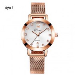 Fashion Women's Quartz Business Wristwatch Stainless Steel Watch