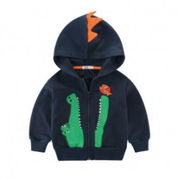 Baby Boy's Cardigan Cartoon Alligator Jacket