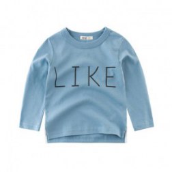 Baby Boy's Pullover Round Neck Casual Long Sleeve Top