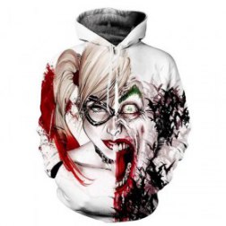 Men's 3D Monster Print Long Sleeve Hoodies