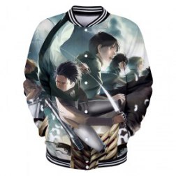 Men's 3D Print Standing Collar Jackets