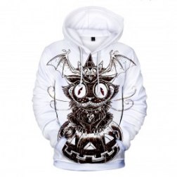 Men's Print Casual Long Sleeve Pullover Hoodie