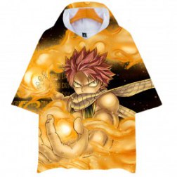 Men's 3D Print Casual Short Sleeve Hoodie