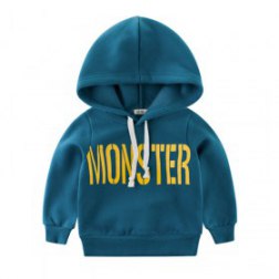 Boy's Thicken Warm Long Sleeve Pullover Hoodie
