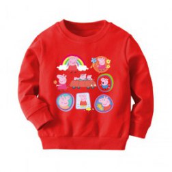 Girls Long Sleeves Cartoons Printing Top